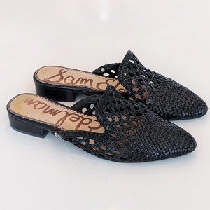 Sam Edelman Braided Leather Mules Size 6.5